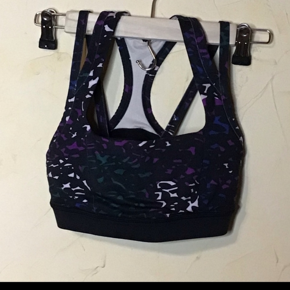 Lululemon Splendour Bra Shadow Wrap Multi / Black
